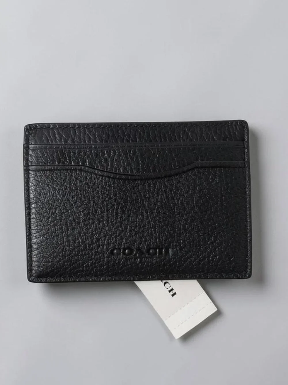 card case black coach wallet mens